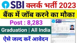 Sbi clerk vacancy 2023