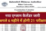 Brabu new exam calendar 2024-25 pdf download