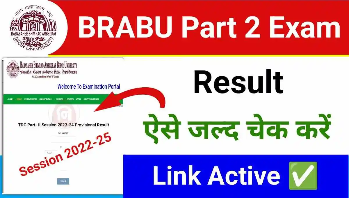 BRABU Part 2 Result 2022-25 Download