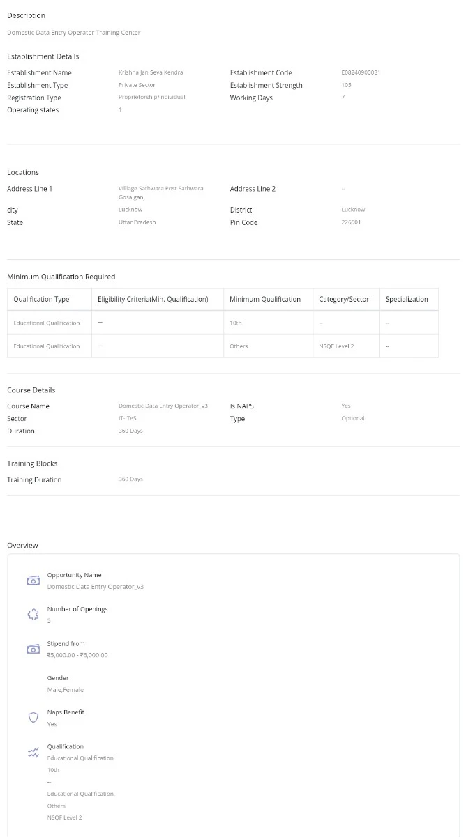 Jan seva kendra vacancy 2024