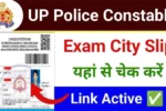 Up police constable exam city slip 2024 download