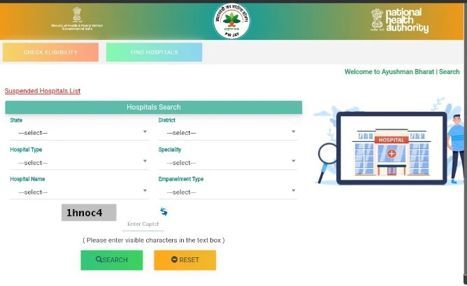 Ayushman card hospital list 2024 download