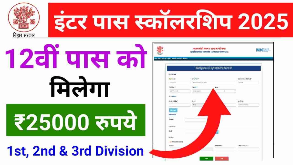 Bihar Board 12th Pass Scholarship 2025 Online Apply