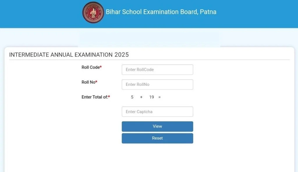 Bihar Board Inter Result 2025