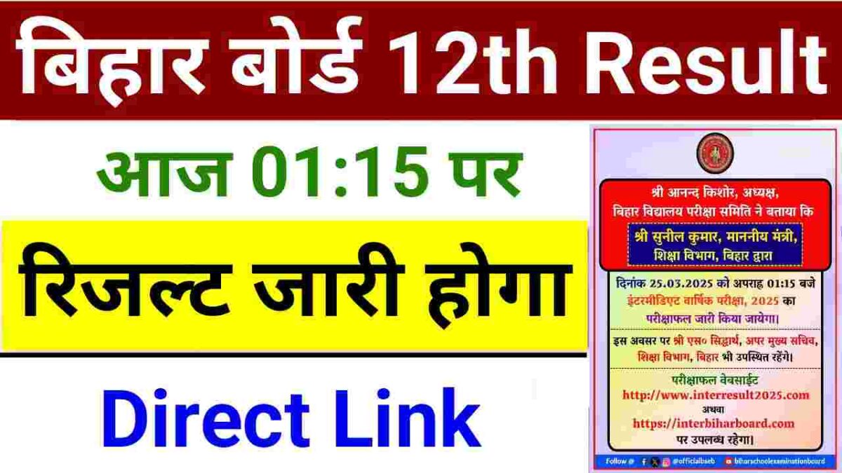 Bihar Board Inter Result 2025