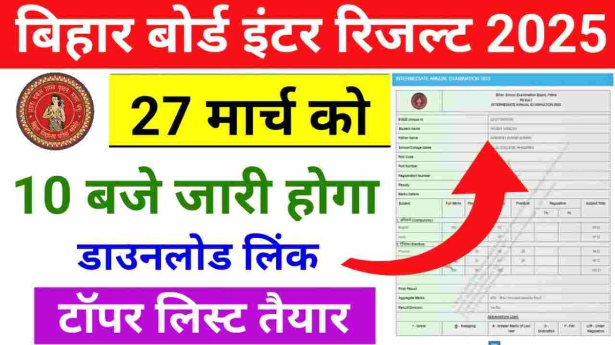 Bihar Board Inter Result 2025