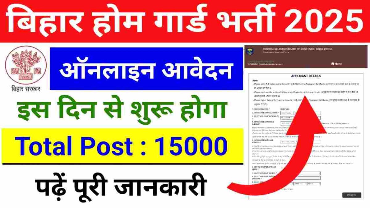 Bihar Home Guard Vacancy 2025
