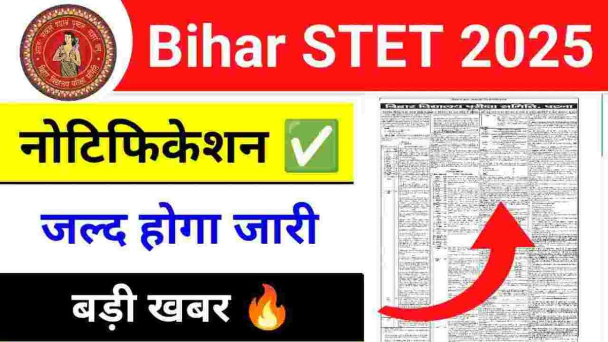 Bihar STET 2025 Online Apply