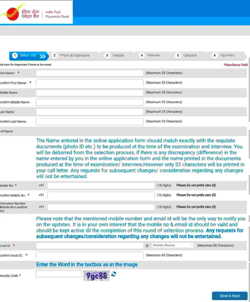 India Post Payment Bank Executive Vacancy 2025
