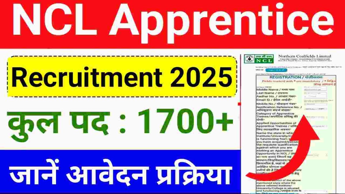 Northern Coalfields Limited Apprentice Vacancy 2025