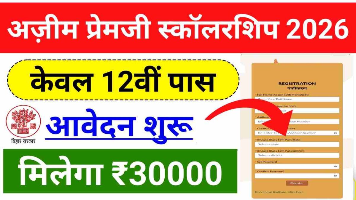 Azim Premji Scholarship 2026